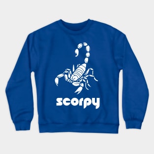 Scorpio - Scorpy white Logo T-shirt for Birthday Gift Crewneck Sweatshirt